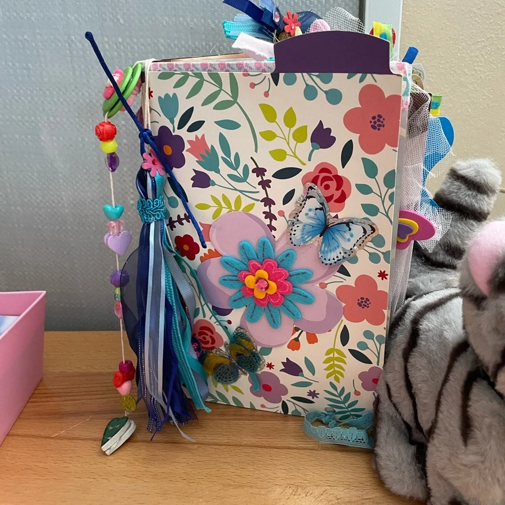 Chunky Butterfly journal (handcrafted by me)